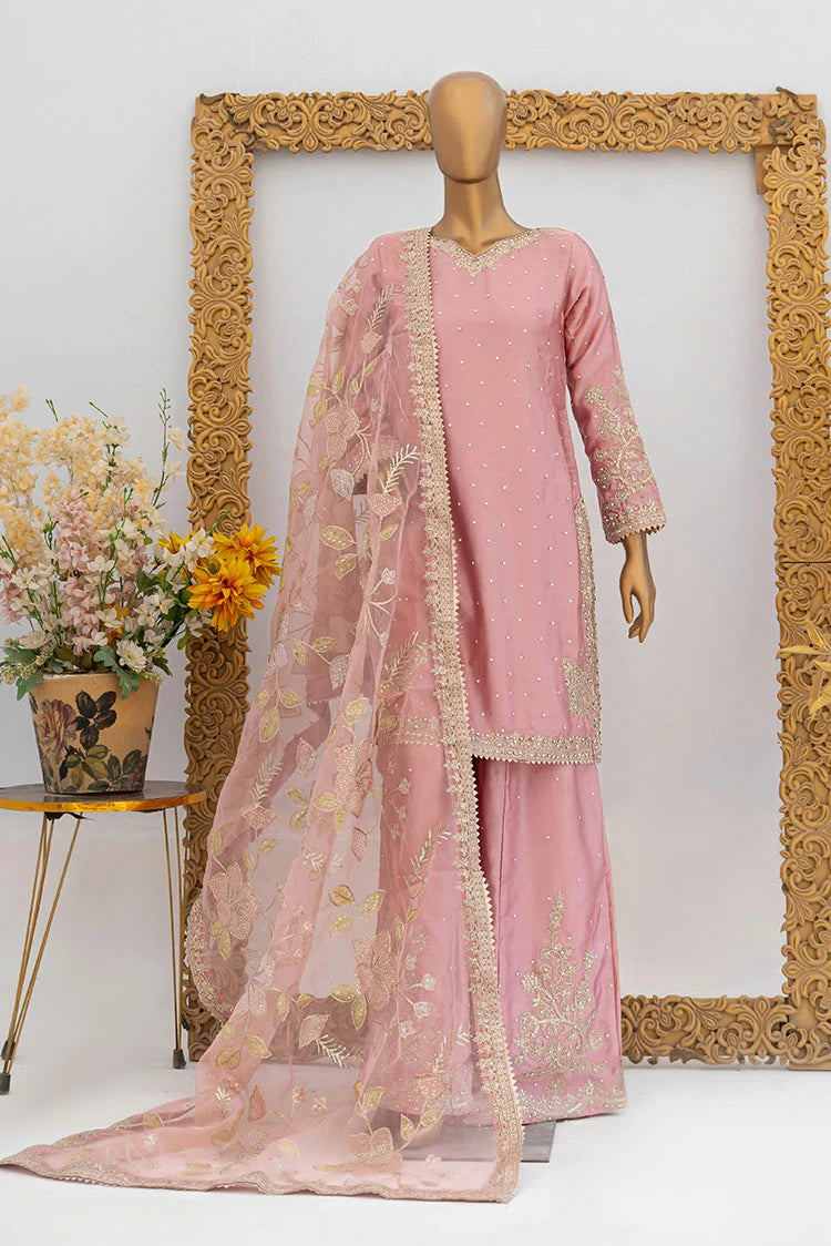 Picture of Saira Sultana - Andaaz - Haya - Tea Pink - Available at Raja Sahib
