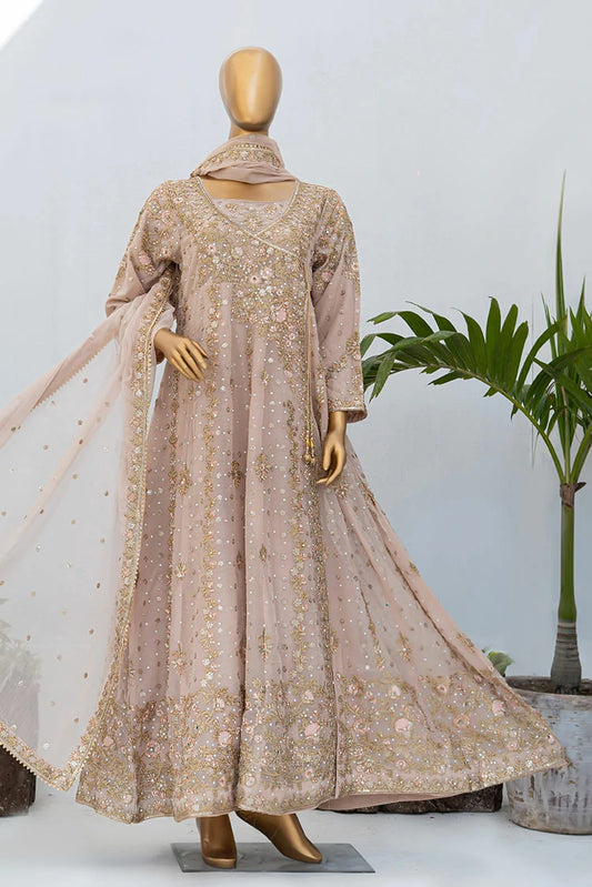 Picture of Saira Sultana - Andaaz - Mahira - Peach - Available at Raja Sahib