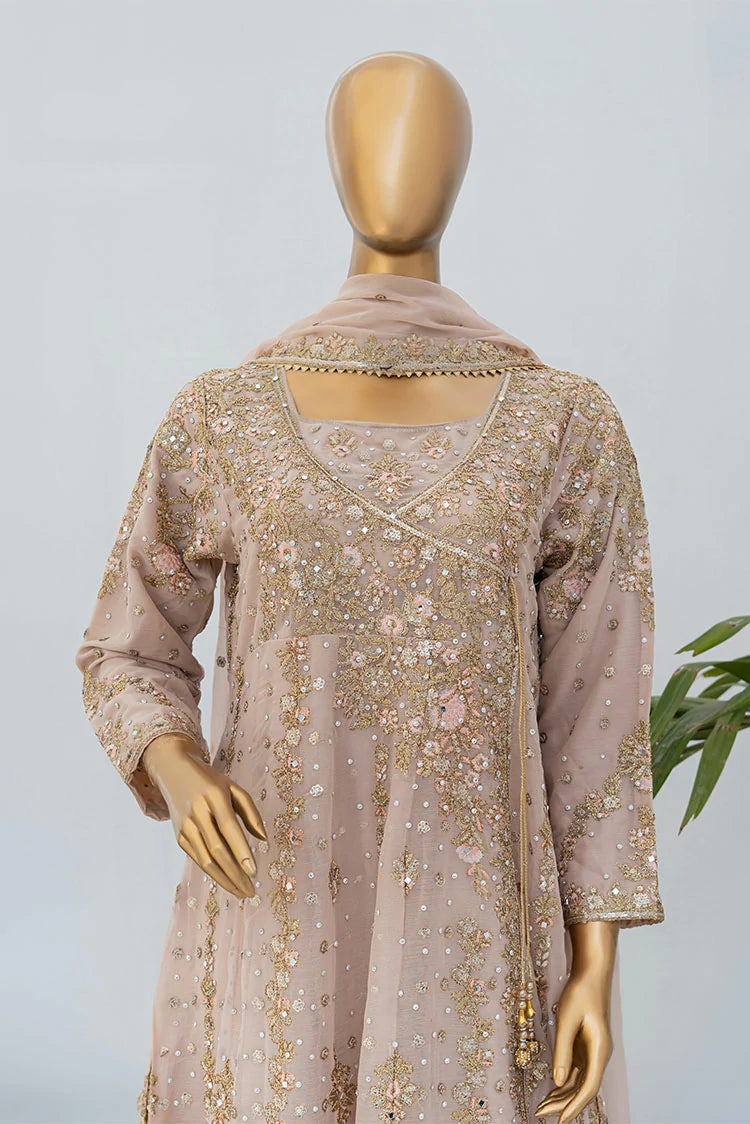 Picture of Saira Sultana - Andaaz - Mahira - Peach - Available at Raja Sahib