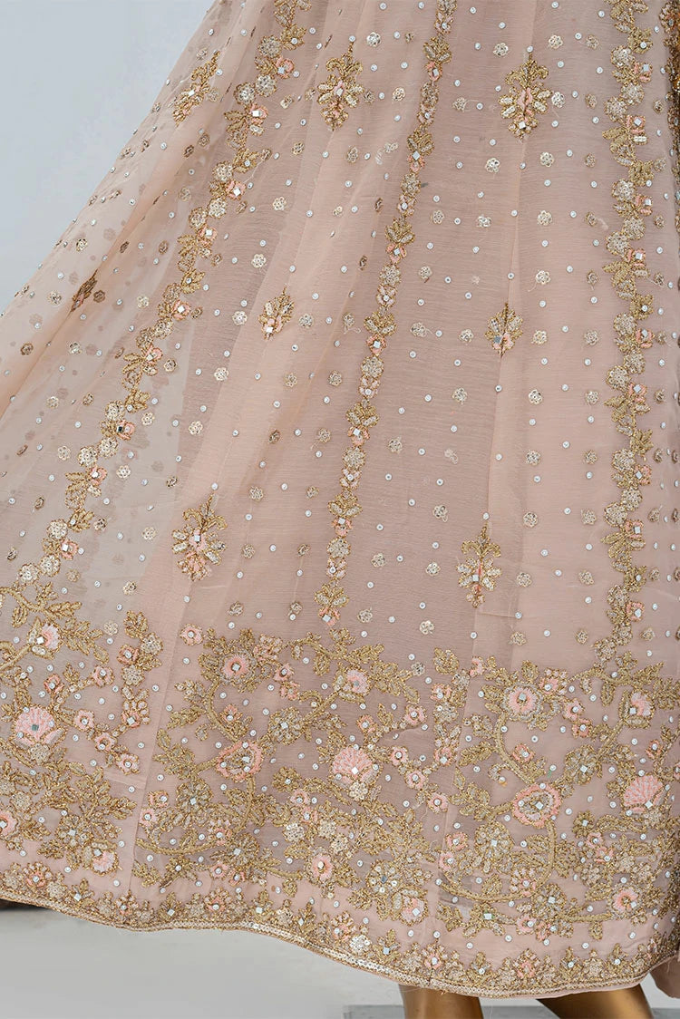 Picture of Saira Sultana - Andaaz - Mahira - Peach - Available at Raja Sahib