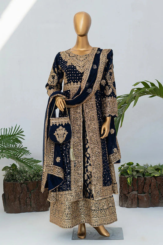 Picture of Saira Sultana - Andaaz - Muneeha - Navy Blue - Available at Raja Sahib