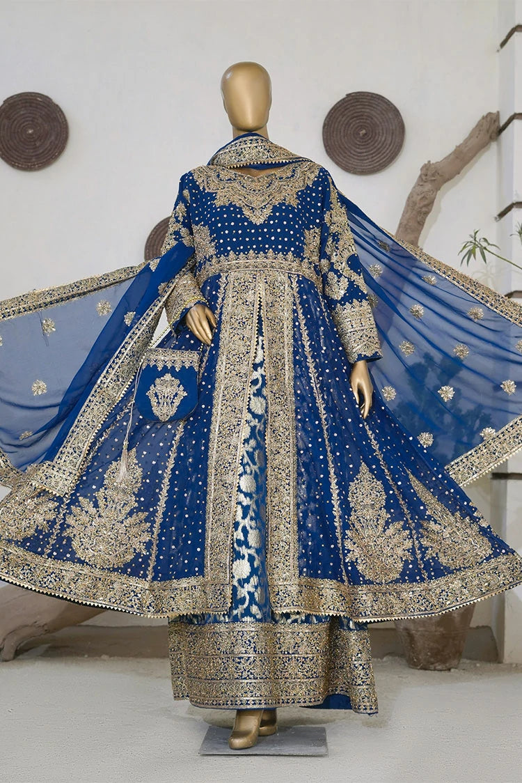 Picture of Saira Sultana - Andaaz - Muneeha - Teal - Available at Raja Sahib