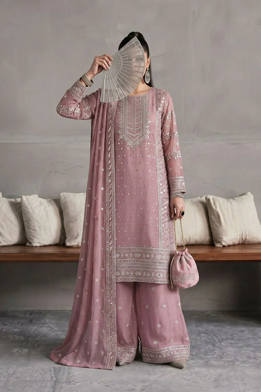 Saira Sultana - Saba - T Pink - 4 Piece