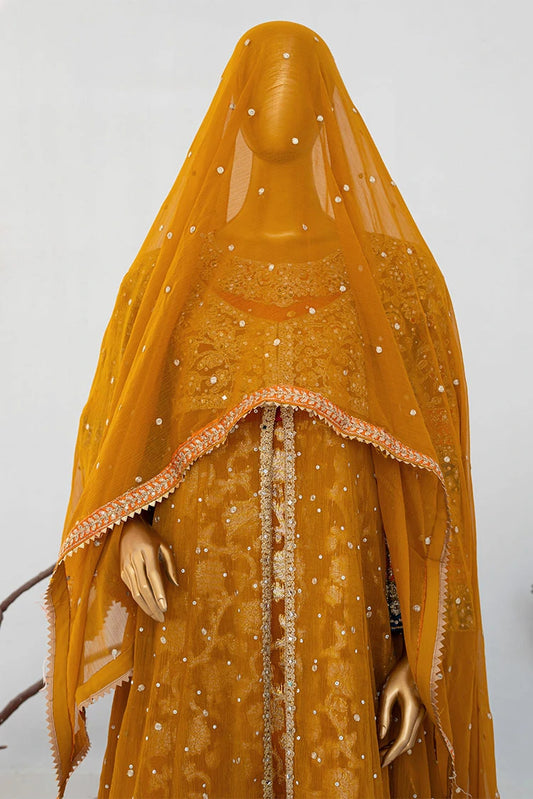 Picture of Saira Sultana - Andaaz - Sumaira - Mustard - Available at Raja Sahib