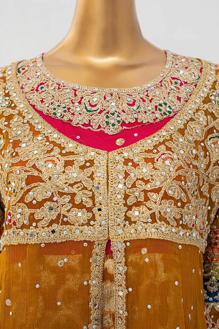 Picture of Saira Sultana - Andaaz - Sumaira - Mustard - Available at Raja Sahib