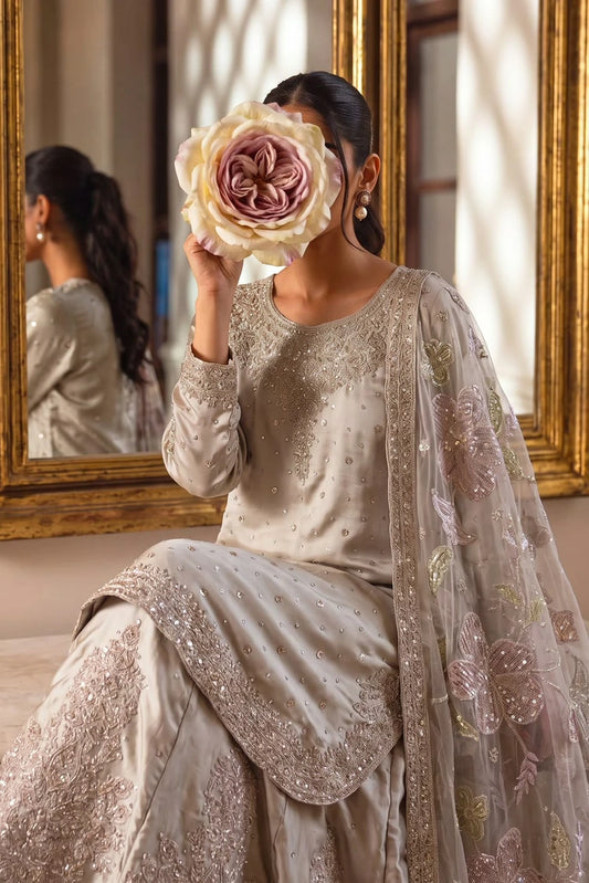 Saira Sultana - Zara - Fawn - 3 Piece