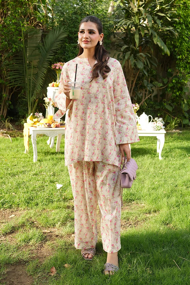 Picture of Ombrella - Summer Basics - Soft Blossom Co Ord - Available at Raja Sahib