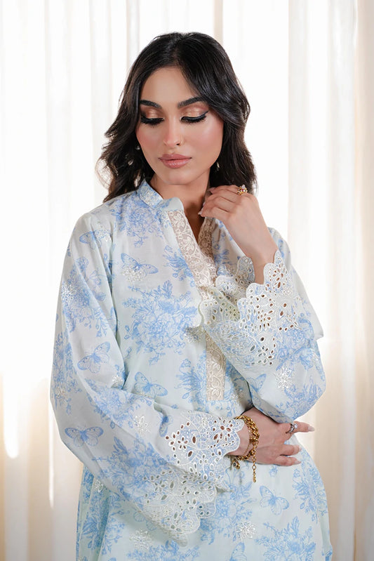 Picture of Laaleh - Azure Whisper - 2 Piece - Available at Raja Sahib