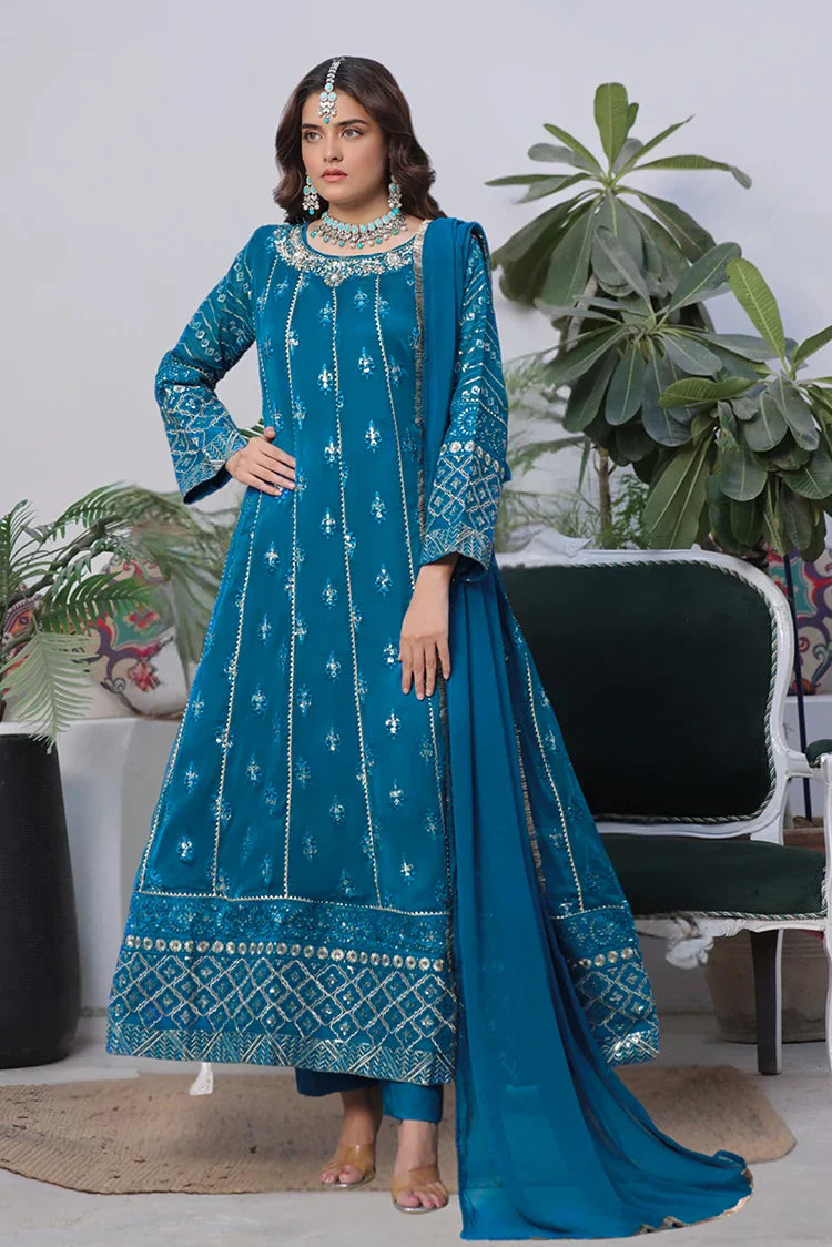 Picture of Alsiyaab - Shaadiyaan - Chandni - Peacock - Available at Raja Sahib