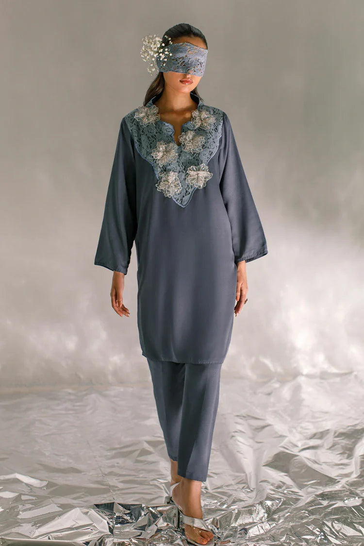 Picture of Ombrella - Serendipity Vol 3 - 2 Piece - Grey Luna - Available at Raja Sahib