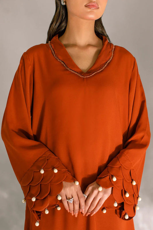 Picture of Ombrella - Serendipity Vol 3 - 2 Piece - Rust Rhea - Available at Raja Sahib