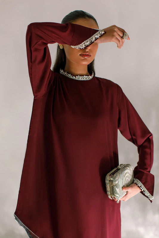 Picture of Ombrella - Serendipity Vol 3 - 2 Piece - Plum Selene - Available at Raja Sahib