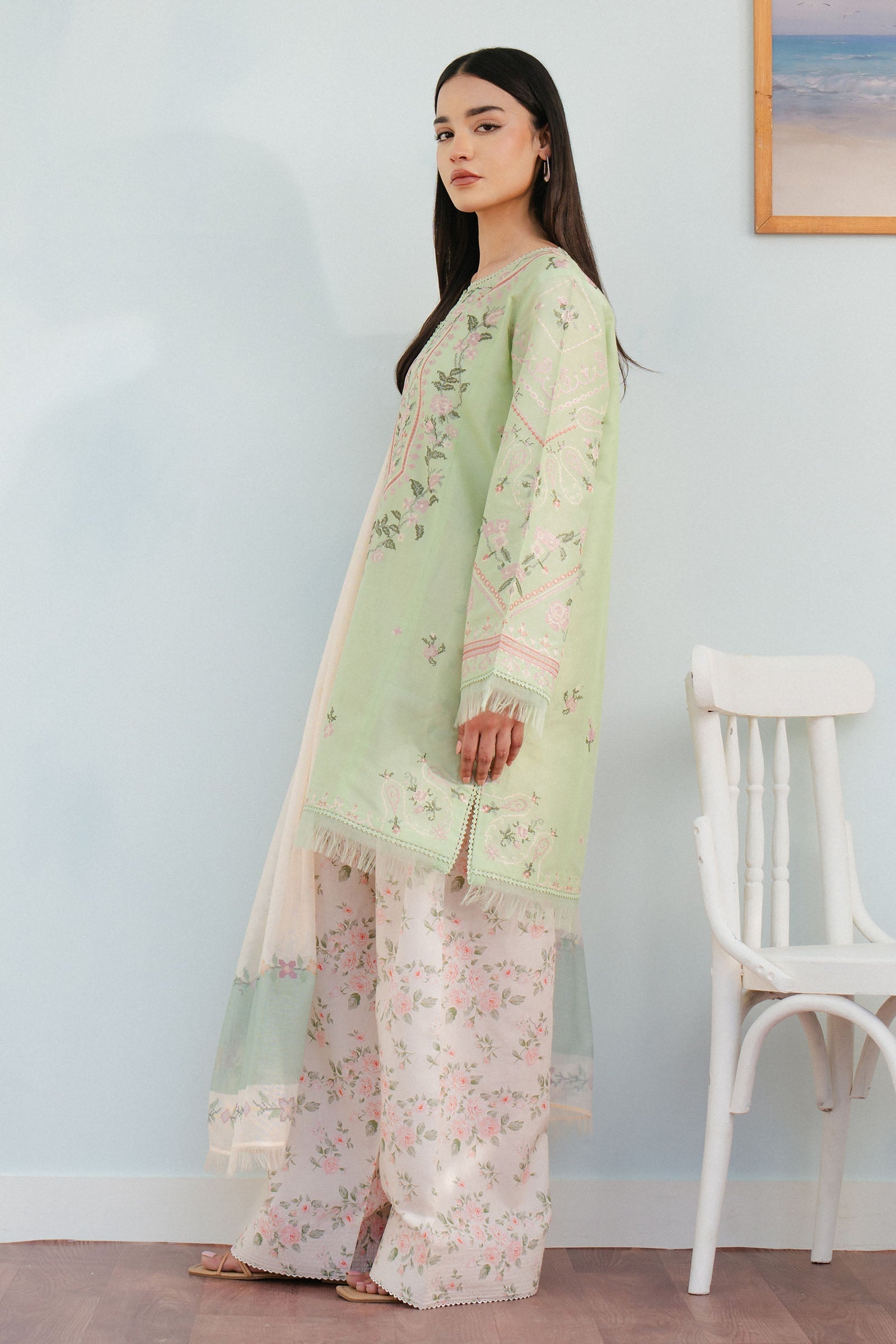 Picture of Zara Shahjahan - Coco Lawn Collection - SERENE-2A - Available at Raja Sahib