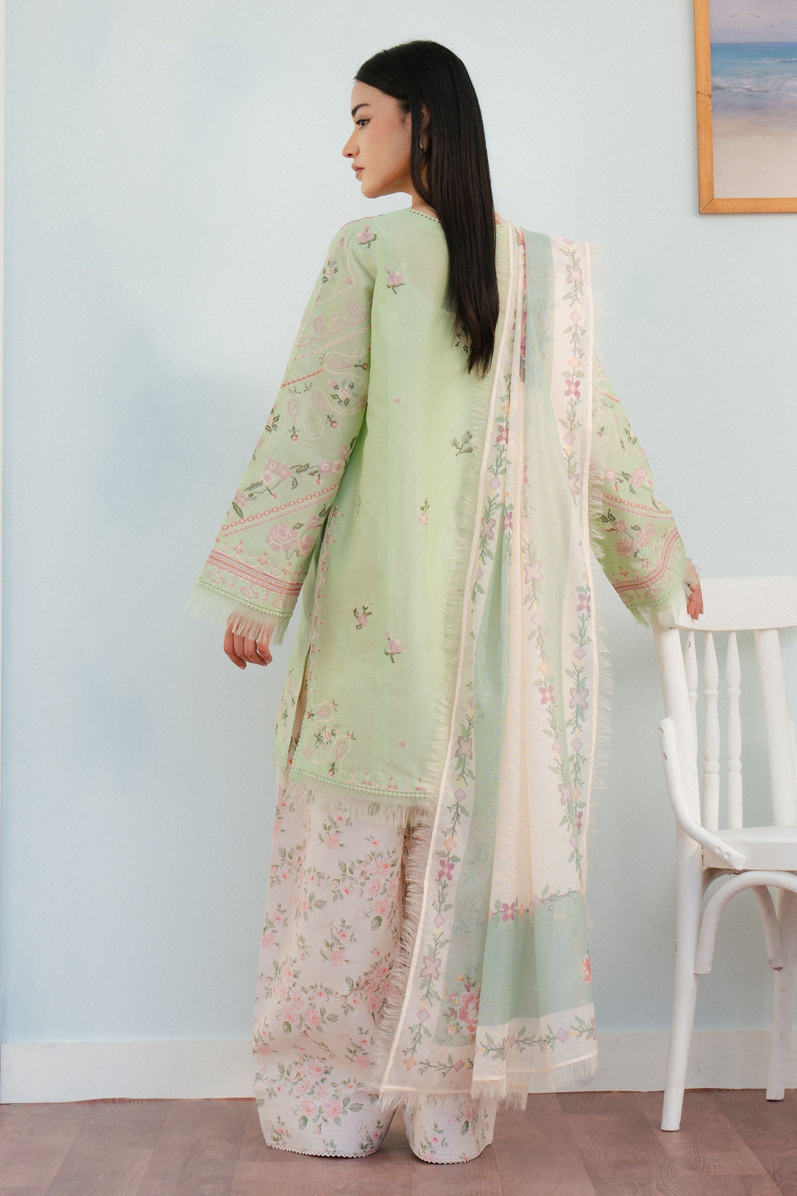 Picture of Zara Shahjahan - Coco Lawn Collection - SERENE-2A - Available at Raja Sahib