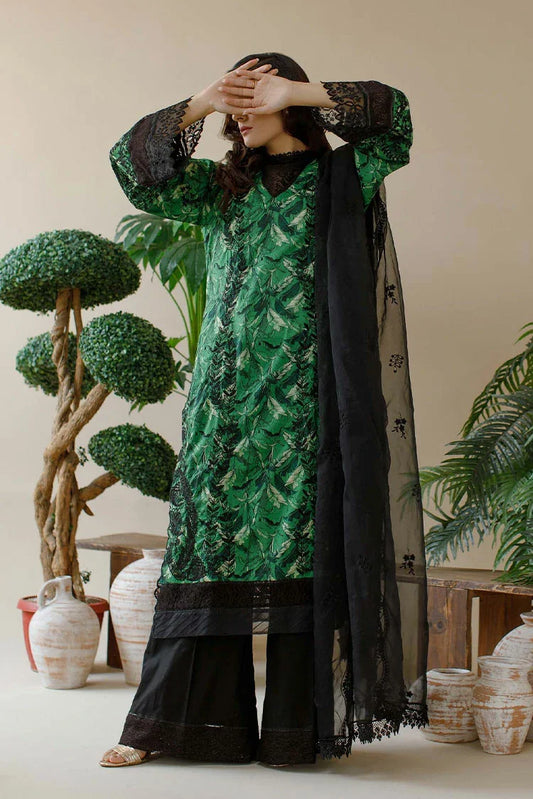 Picture of Ombrella - Embroidered - Garden Glam - Available at Raja Sahib