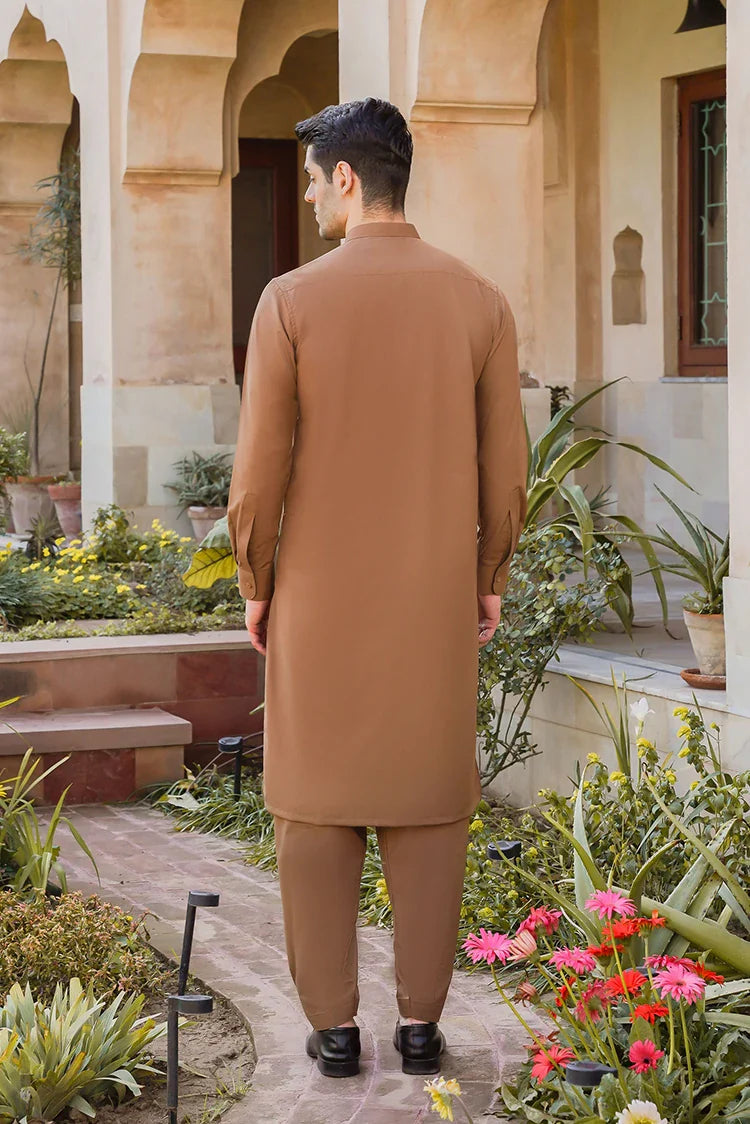 Picture of Divinely Crafted - Misaal '25 - Coffee Brown - Available at Raja Sahib