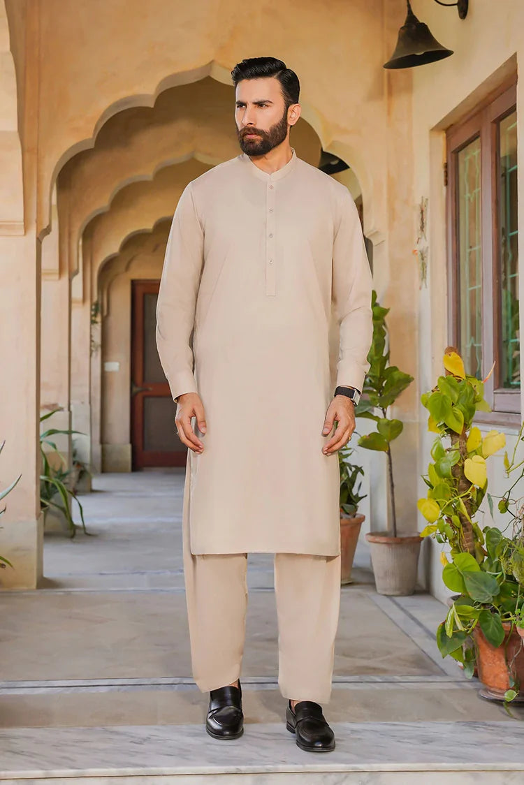 Picture of Divinely Crafted - Misaal '25 - Taupe Brown - Available at Raja Sahib