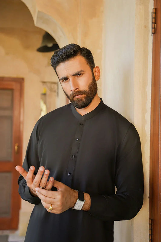 Picture of Divinely Crafted - Misaal '25 - Jet Black - Available at Raja Sahib