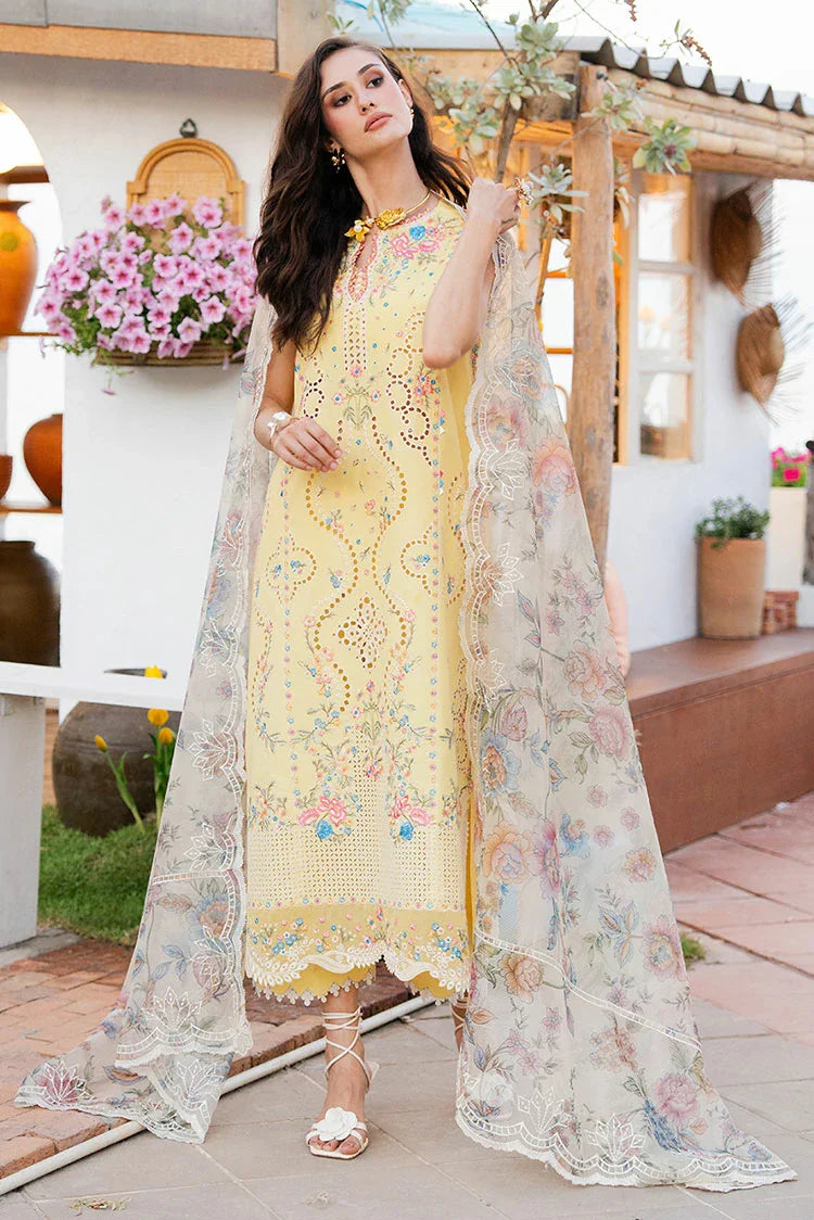 Picture of Fiona - Solara Luxury Lawn - Citrine - Available at Raja Sahib