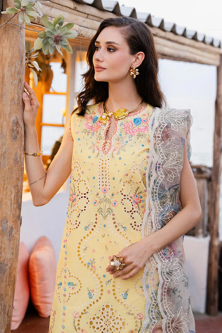 Picture of Fiona - Solara Luxury Lawn - Citrine - Available at Raja Sahib