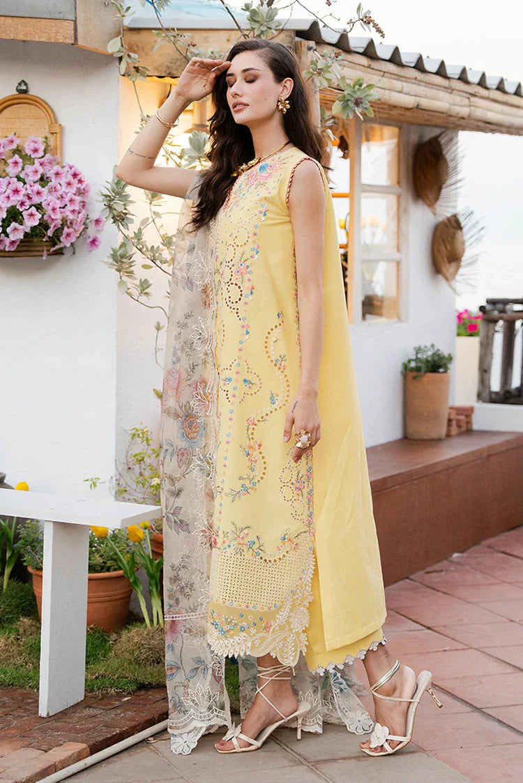 Picture of Fiona - Solara Luxury Lawn - Citrine - Available at Raja Sahib