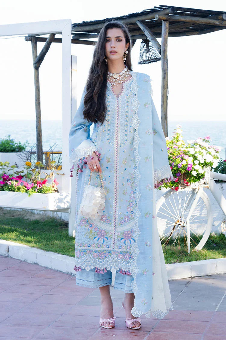 Picture of Fiona - Solara Luxury Lawn - Azure - Available at Raja Sahib