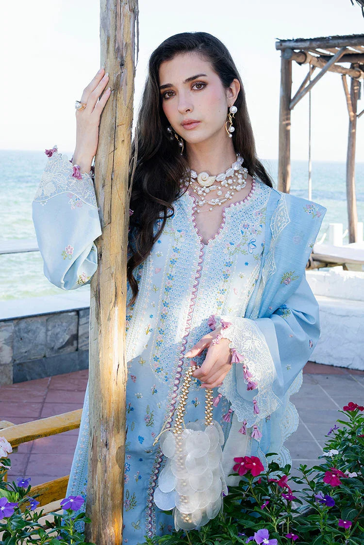 Picture of Fiona - Solara Luxury Lawn - Azure - Available at Raja Sahib