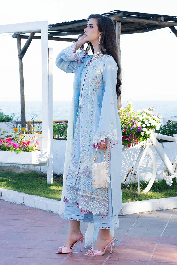 Picture of Fiona - Solara Luxury Lawn - Azure - Available at Raja Sahib