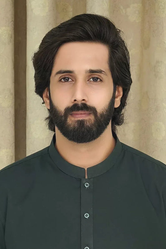 Picture of Maqsood Garments - Wash & Wear Men's Shalwar Kameez - Green - Available at Raja Sahib