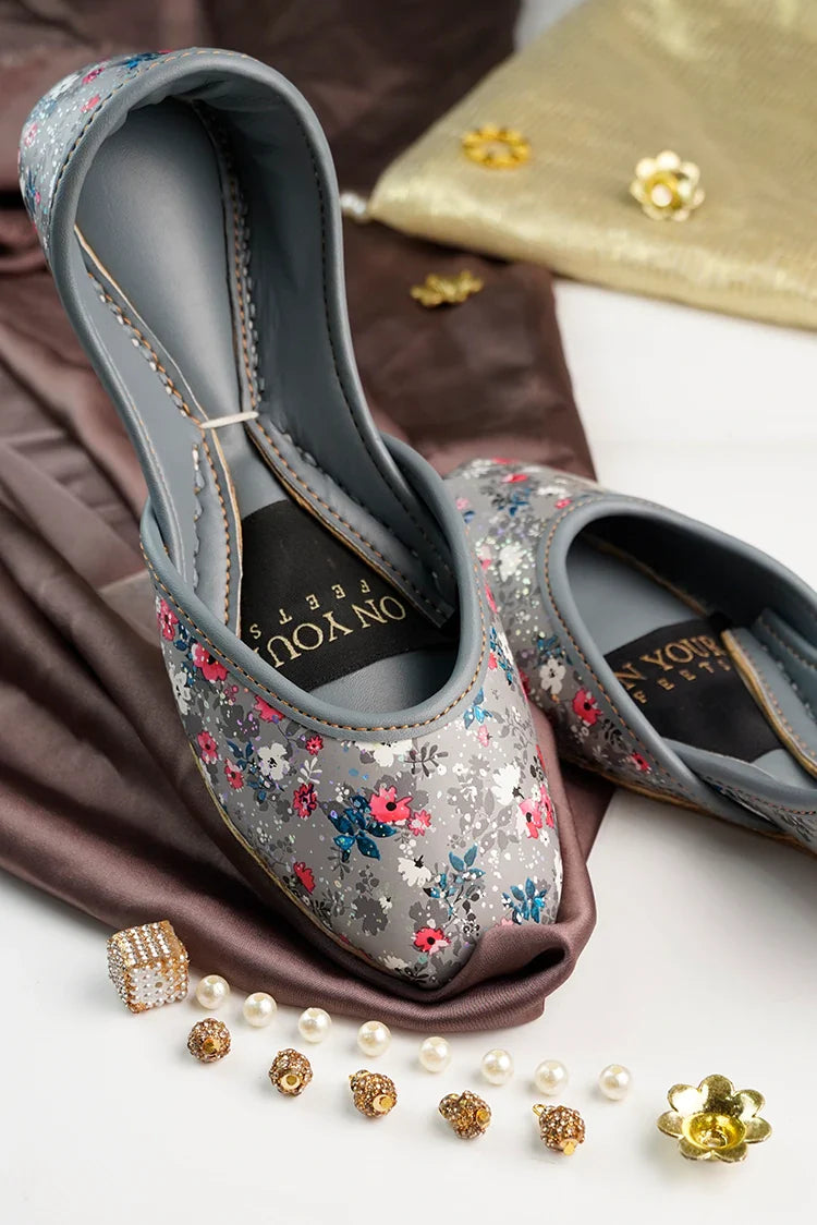 Picture of On Your Feets - Slate Blossom - Available at Raja Sahib