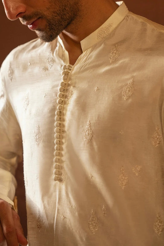 Picture of Dynasty - Zaryan Kurta Trouser - Available at Raja Sahib