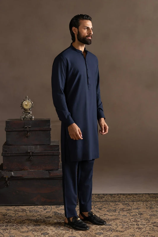 Picture of Dynasty - Blended Kurta Trouser - Available at Raja Sahib