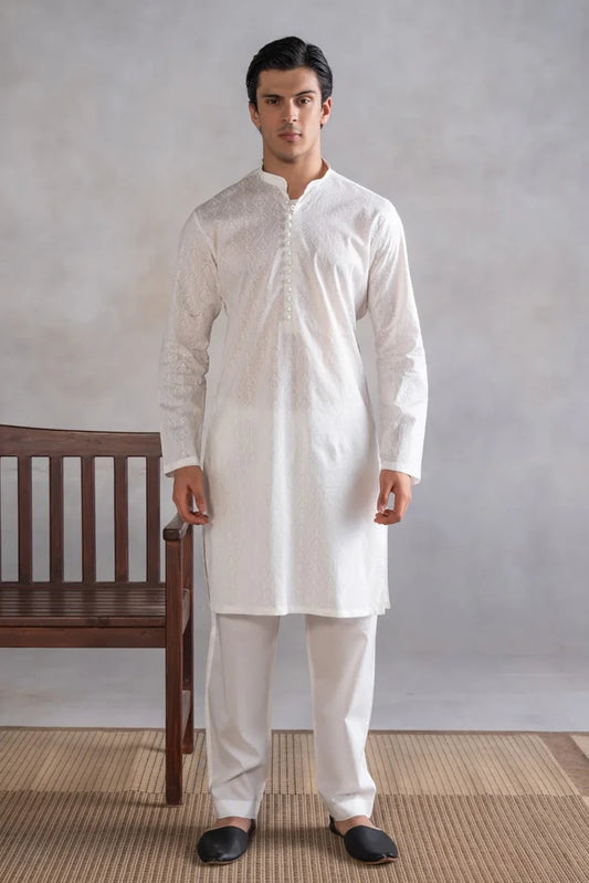 Dynasty - Shiffli Kurta Trouser