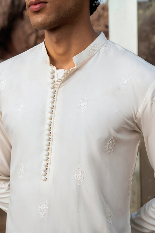 Picture of Dynasty - Embroidered Kurta Trouser - Available at Raja Sahib