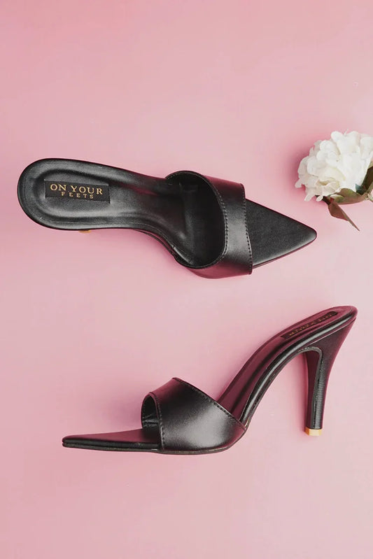 On Your Feets - Soft Serenity Heels - Black