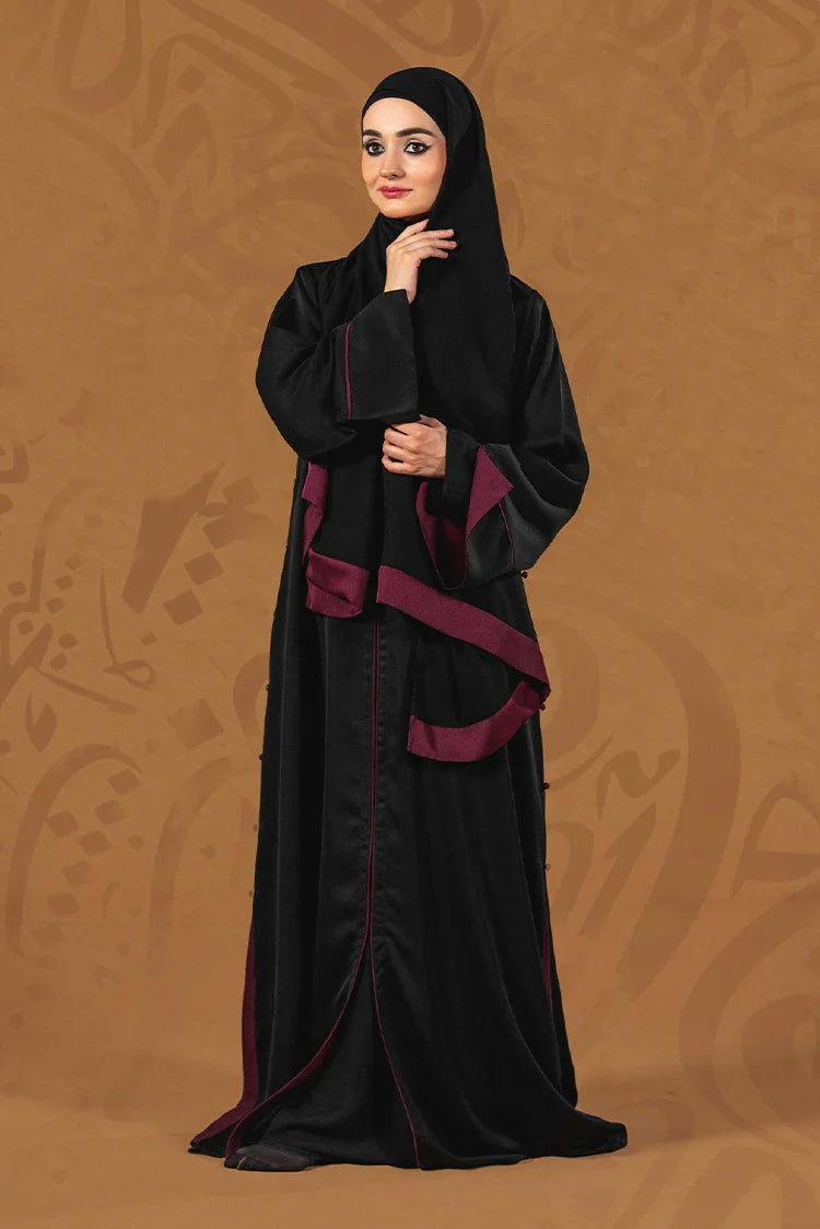 Picture of <!--fl-->Malbus - Siyah - Abaya - Tannaz - Available at Raja Sahib