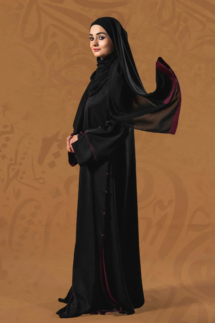 Picture of <!--fl-->Malbus - Siyah - Abaya - Tannaz - Available at Raja Sahib