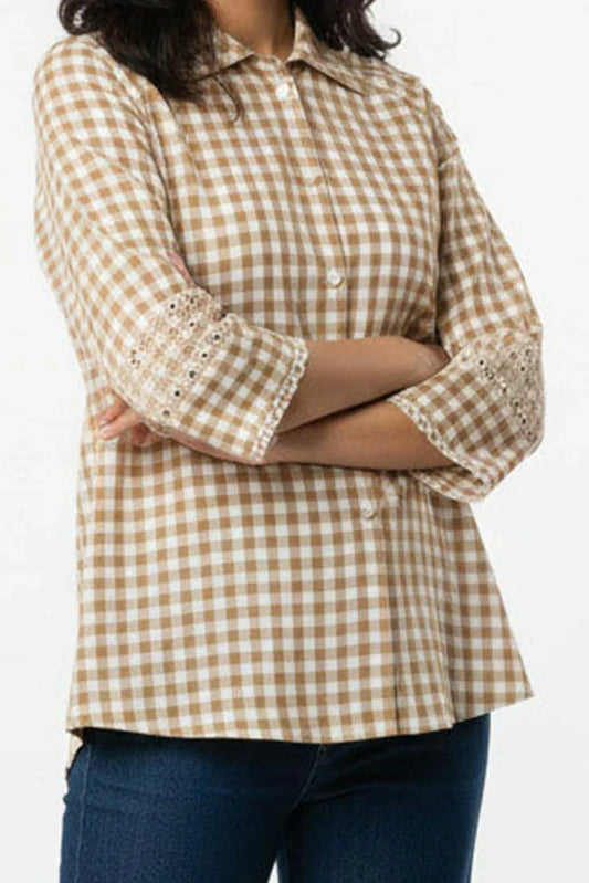 Picture of Peelu - Embroidered Top - Available at Raja Sahib