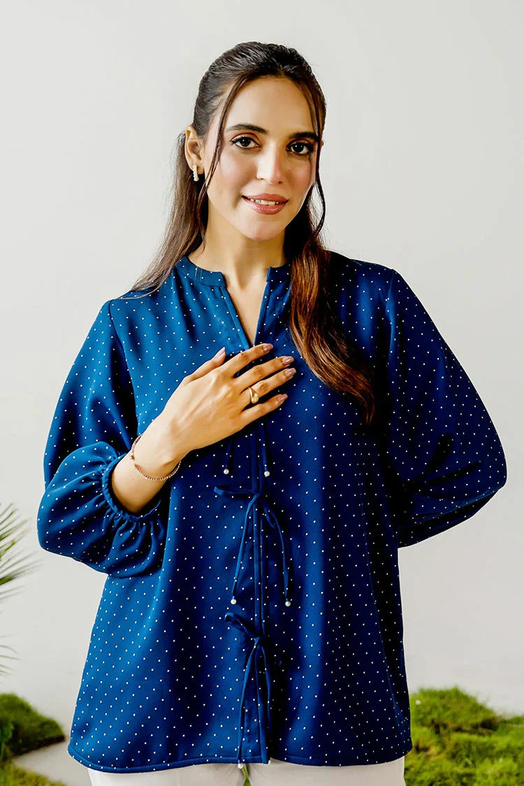 Picture of Peelu - Polka Dot Top - Available at Raja Sahib