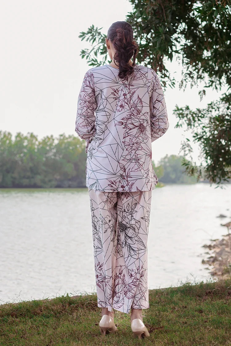 Picture of Tasneem Shamim - Sofia - Crepe - Co-ords - Available at Raja Sahib