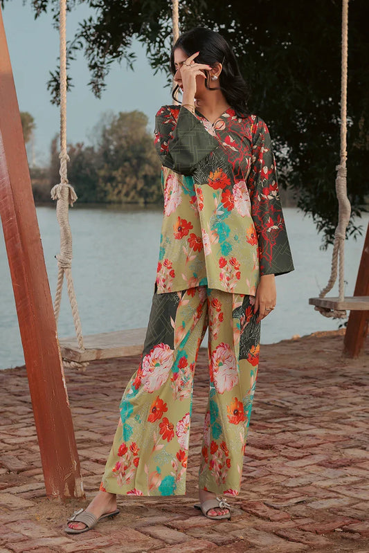 Picture of Tasneem Shamim - Finah - Crepe - Co-ords - Available at Raja Sahib