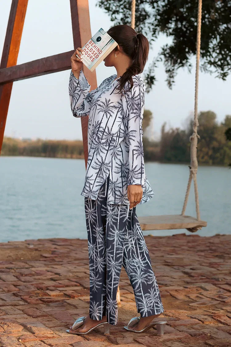 Picture of Tasneem Shamim - Mystique - Crepe - Co-ords - Available at Raja Sahib