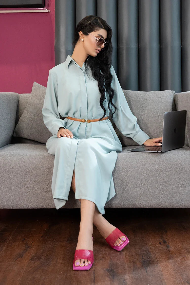 Picture of The Slay Wear - Evermore Work Wear - Cloud Dress - Available at Raja Sahib