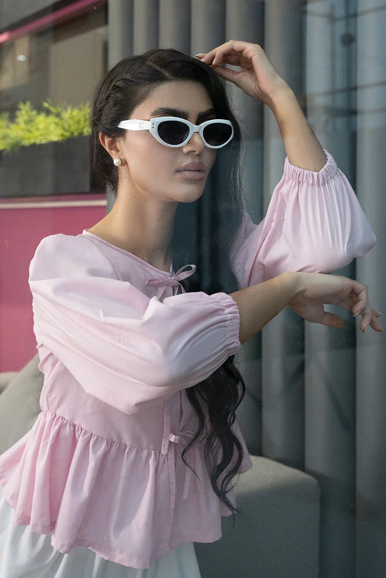 Picture of The Slay Wear - Evermore Work Wear - Essential Bow Top - Available at Raja Sahib