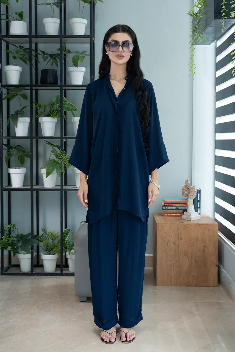 Picture of The Slay Wear - Evermore Work Wear - Navy Muse - Available at Raja Sahib