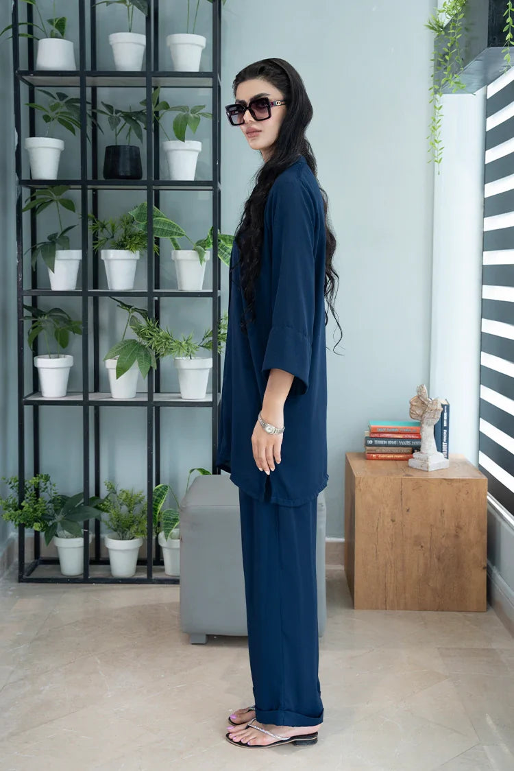 Picture of The Slay Wear - Evermore Work Wear - Navy Muse - Available at Raja Sahib