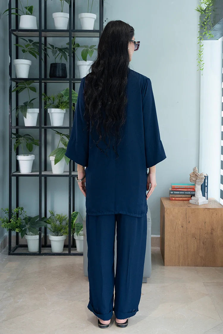 Picture of The Slay Wear - Evermore Work Wear - Navy Muse - Available at Raja Sahib