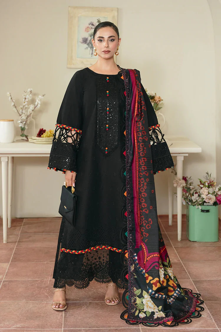 Picture of Zarlay - Rungraiz Luxury Pret - Black Schiffli - Available at Raja Sahib
