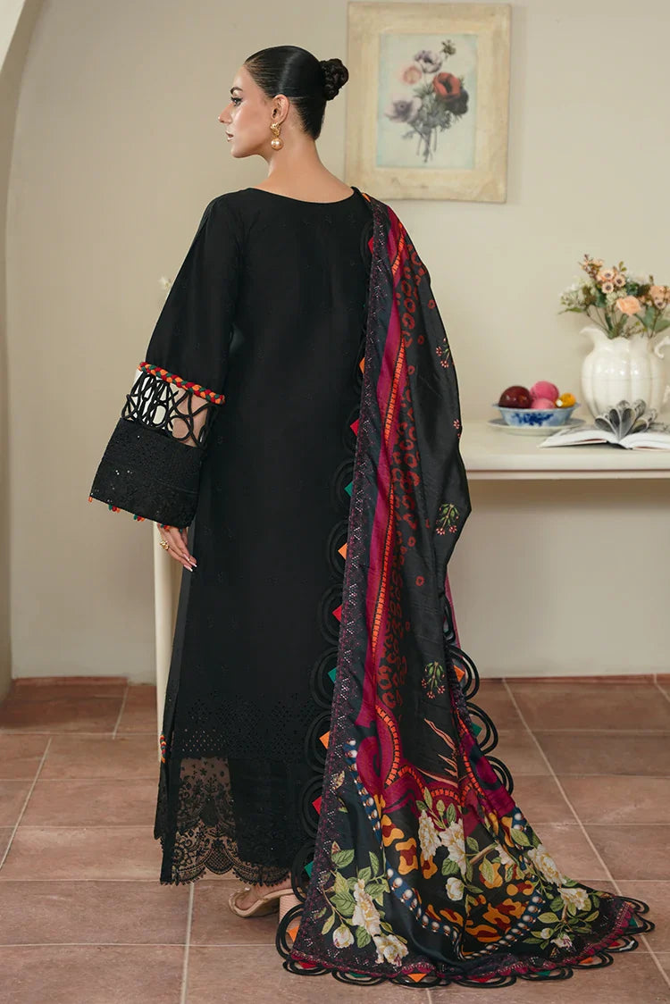 Picture of Zarlay - Rungraiz Luxury Pret - Black Schiffli - Available at Raja Sahib