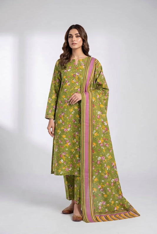 Kleren - Printed Lawn - U-28 - Unstitched